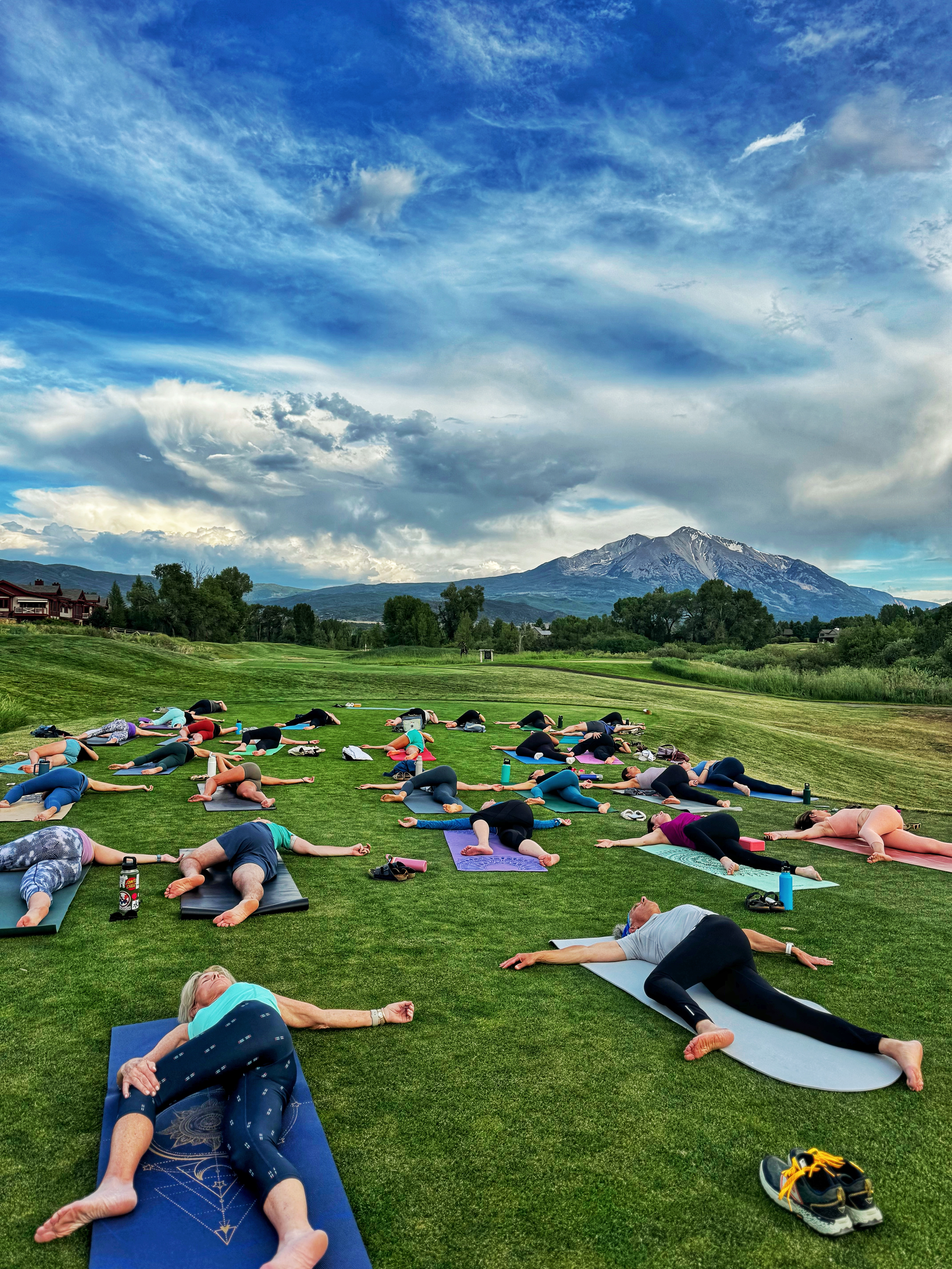 Yoga at River Valley Ranch golf course