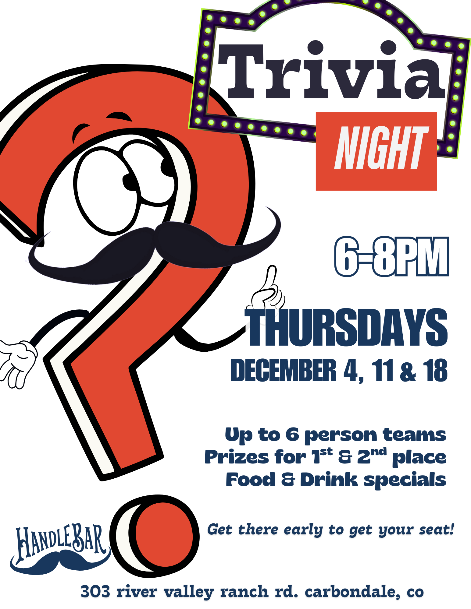 trivia night at Homestead Carbondale