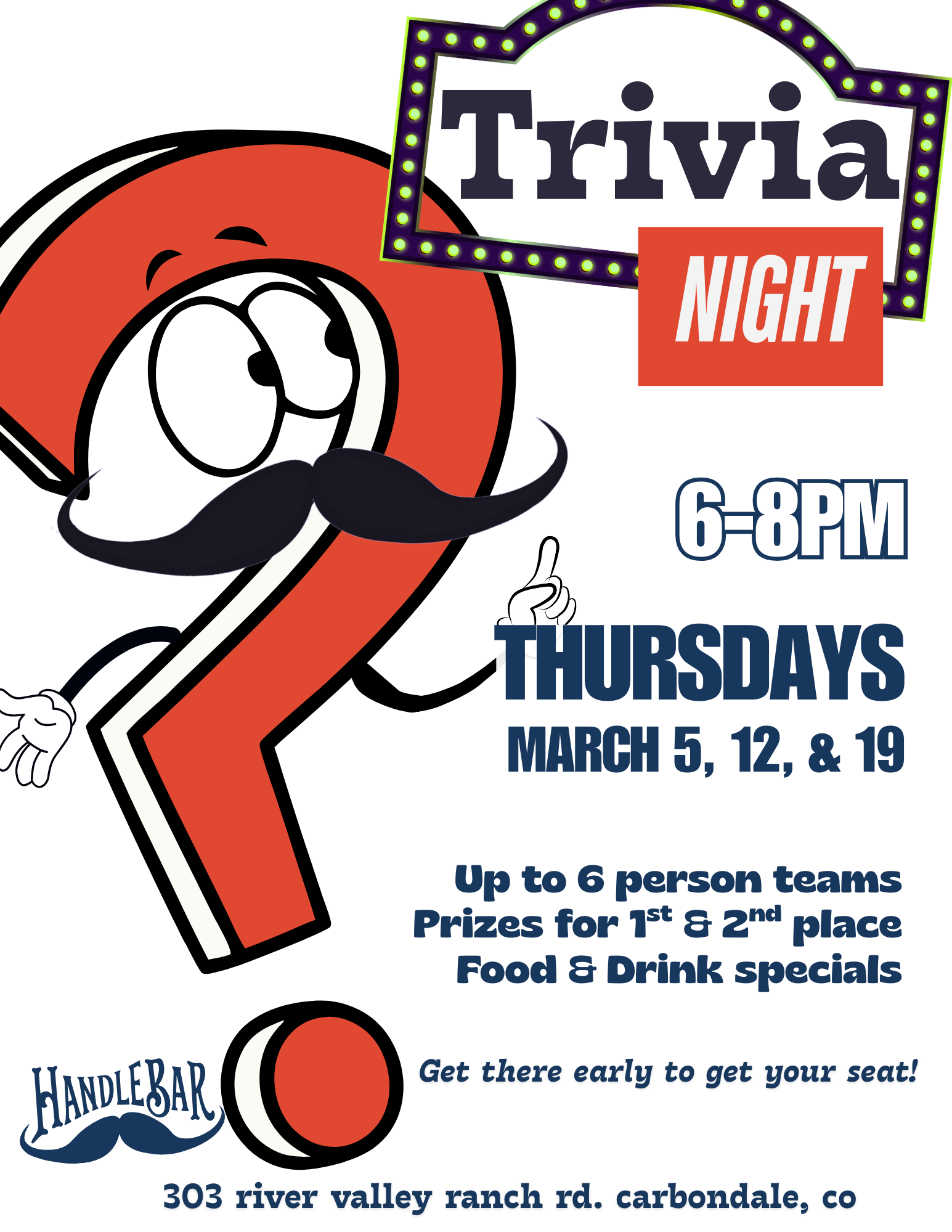 Trivia night in March at the Homestead