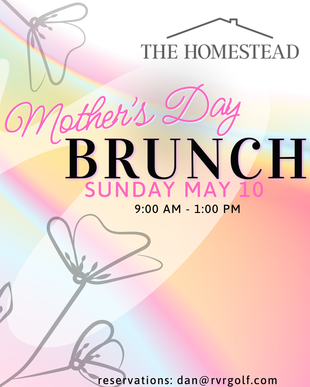 Mother's Day Brunch Sunday May 10